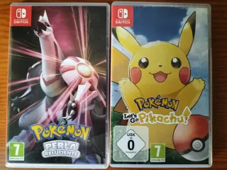 Pokemon Lets Go Pikachu y Perla Reluciente Switch