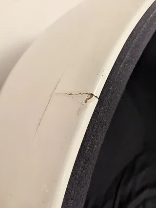 Sillón Ball giratorio blanco y negro