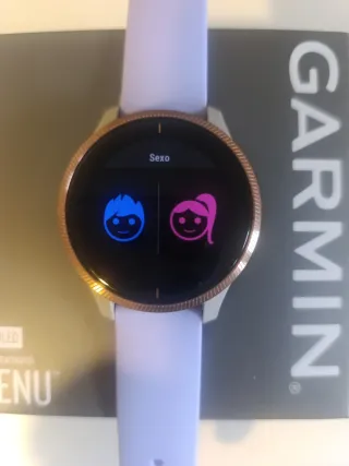 Garmin Venu GPS Smartwatch Púrpura/Oro Rosa