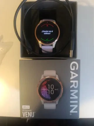 Garmin Venu GPS Smartwatch Púrpura/Oro Rosa