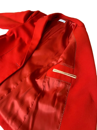 Americana Roja Mango Talla S