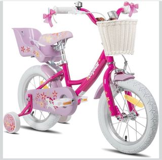 Bicicleta infantil rosa 14” usada 1 día