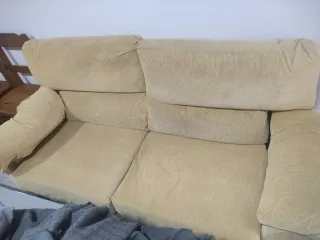 Sofá 3+2 plazas tela