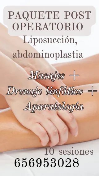 Masajes post quirúrgico liposucción