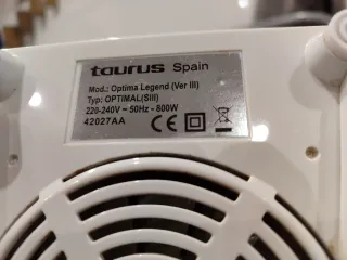 Batidora Taurus Óptima Legend III.