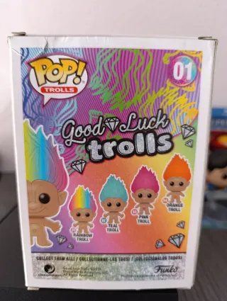 Funko Pop! Good Luck Trolls 01 Rainbow Troll