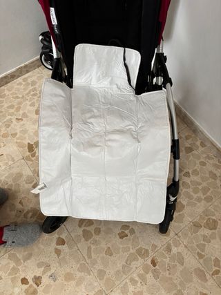 Textil Silla Paseo Cuadros Vichy Negro