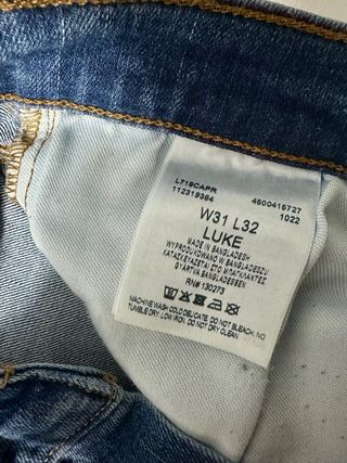 Pantalón Vaquero Lee Azul