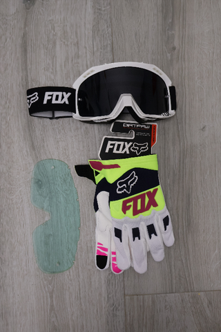 Pack FOX: Gafas + Guantes + Lente Extra 173