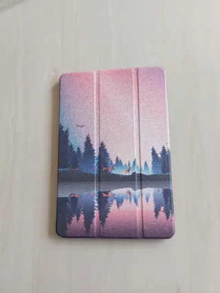 Funda para tablet con diseño de bosque