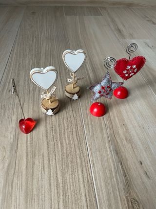 Portafoto portabigliettini cuore