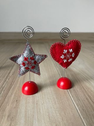 Portafoto portabigliettini cuore