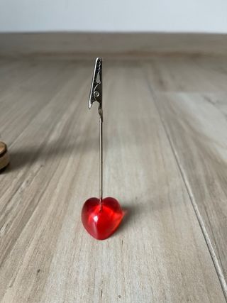 Portafoto portabigliettini cuore