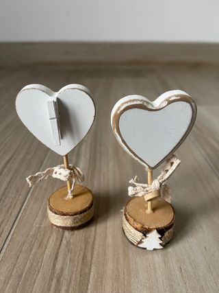 Portafoto portabigliettini cuore