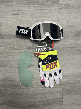 Pack FOX: Gafas + Guantes + Lente Extra 174