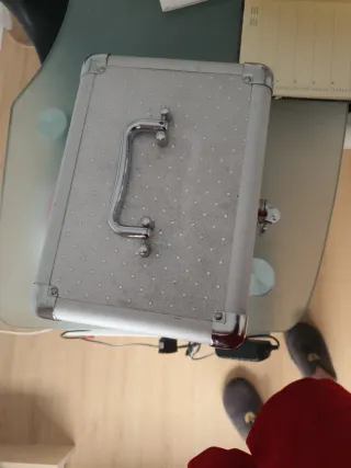 Maletín profesional maquillaje/uñas 19x27x18