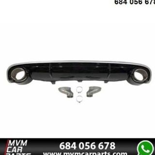 Difusor Trasero Audi A7 2011-2014 Look RS7 ABS