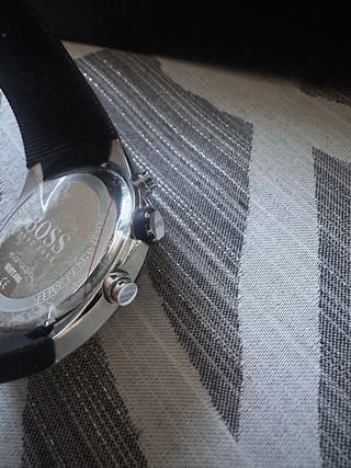 Reloj Hugo Boss Negro y Plateado