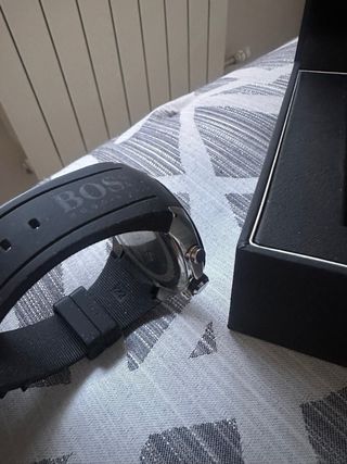 Reloj Hugo Boss Negro y Plateado