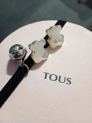 Pendientes Nácar Plata