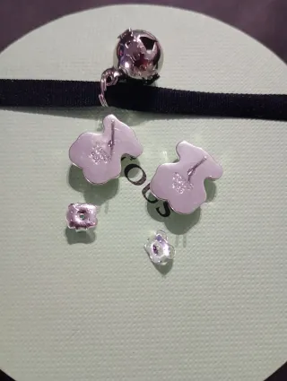 Pendientes Nácar Plata