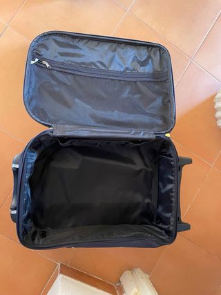 Maleta azul semi rígida de viaje 65x 34 x14