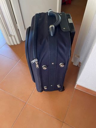 Maleta azul semi rígida de viaje 65x 34 x14