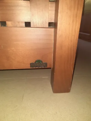 Sofá Cama Beige y Marrón