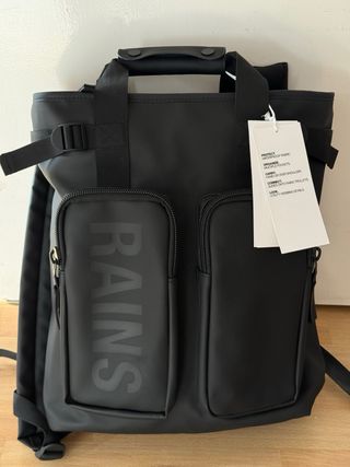Mochila RAINS Texel Negra Nueva