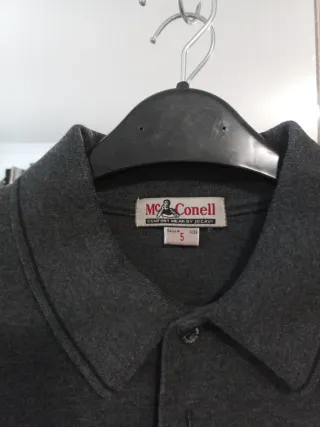 Polo MC Conell gris manga larga Talla L