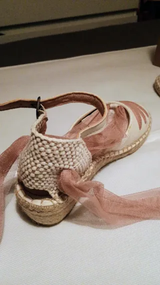 Zapatos esparto niña comunión Zhoes