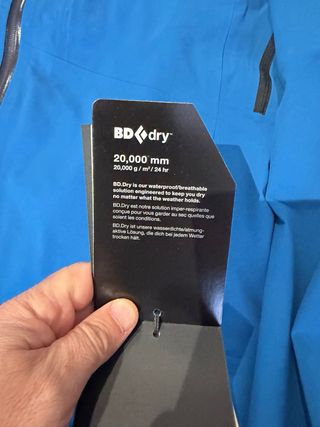 Chaqueta Black Diamond Talla S Esquí Azul