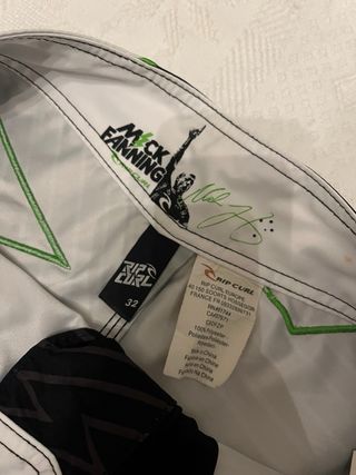 Bañador Rip Curl Negro Rayos Verdes