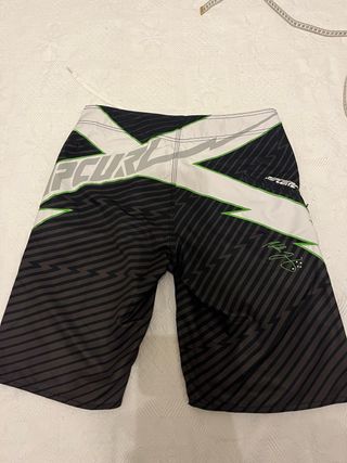 Bañador Rip Curl Negro Rayos Verdes