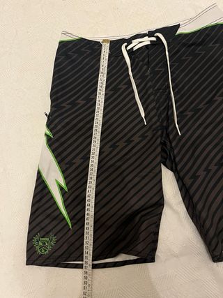 Bañador Rip Curl Negro Rayos Verdes