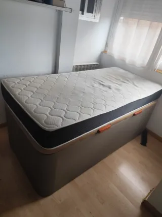 Cama canapé alta capacidad