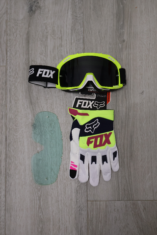 Pack FOX: Gafas + Guantes + Lente Extra 176