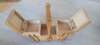 Costurero Infantil Antiguo Madera