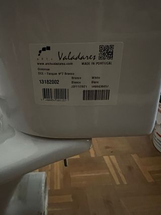 Sanitario WC completo porcelana blanco