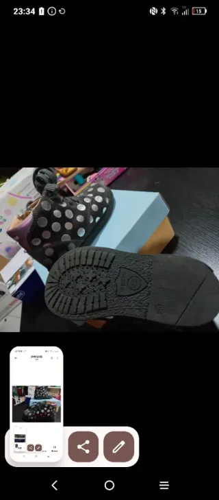 Sapatos de bebé pretos