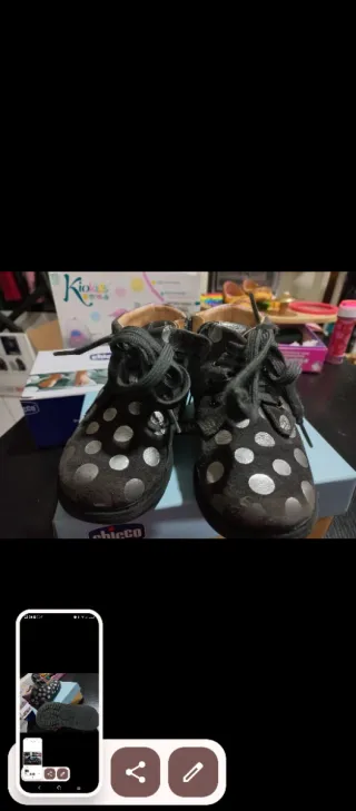 Sapatos de bebé pretos