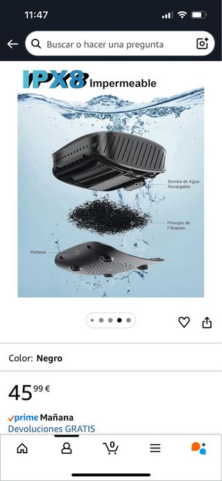 Ducha Eléctrica Portátil Camping USB