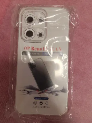 Funda OPPO Reno10 5G Transparente Anticaída