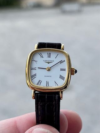 Reloj Longines “Tank” Vintage Gold NOS *Año 1985*