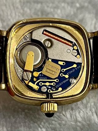 Reloj Longines “Tank” Vintage Gold NOS *Año 1985*