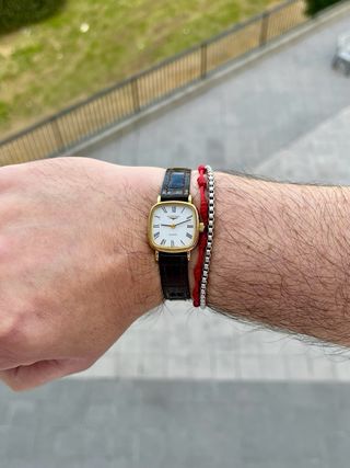 Reloj Longines “Tank” Vintage Gold NOS *Año 1985*