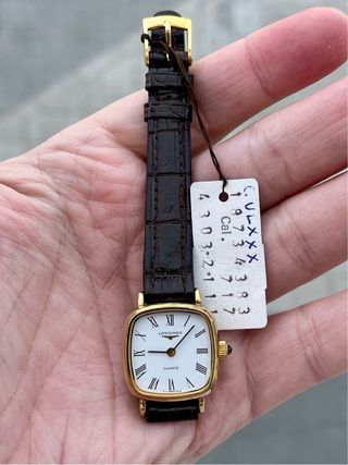 Reloj Longines “Tank” Vintage Gold NOS *Año 1985*