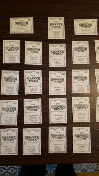 Cromos Stranger Things