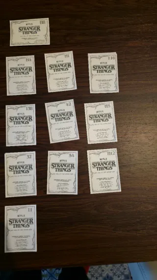 Cromos Stranger Things