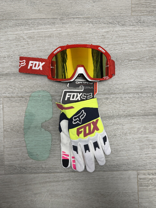 Pack FOX: Gafas + Guantes + Lente Extra 177